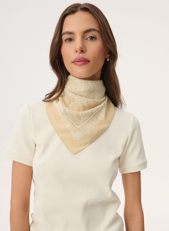 Beige bandana X BEBE concept