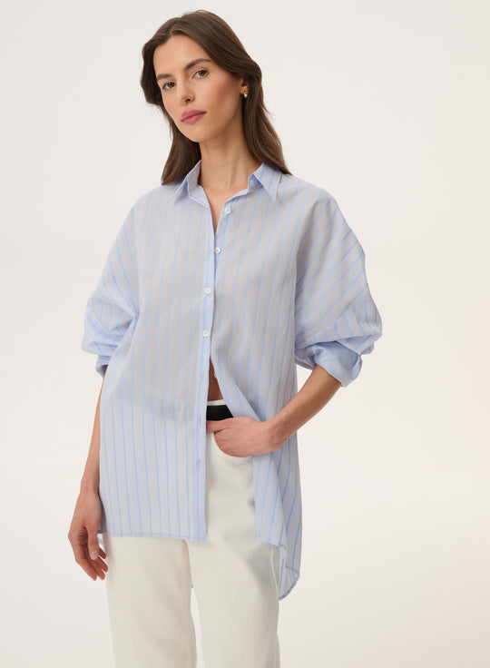 Blue pinstripe shirt - Bilbao