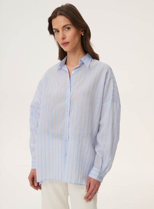 Blue pinstripe shirt - Bilbao