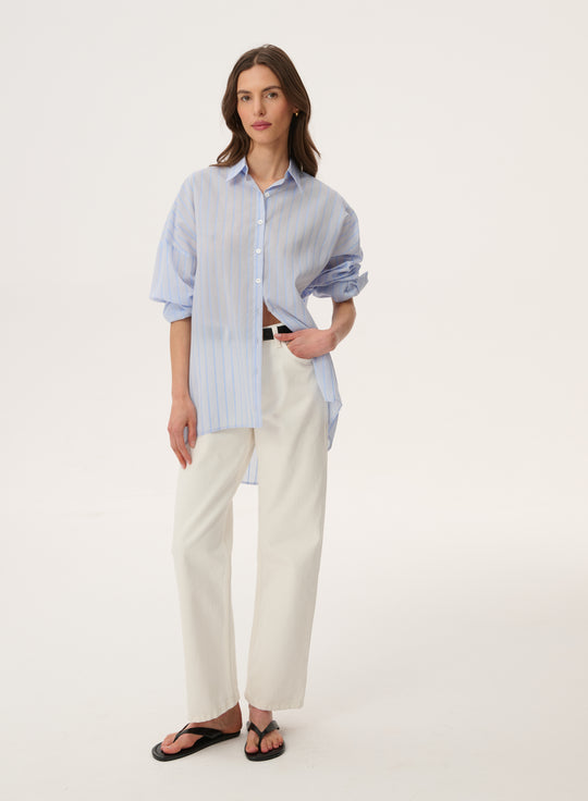 Blue pinstripe shirt - Bilbao