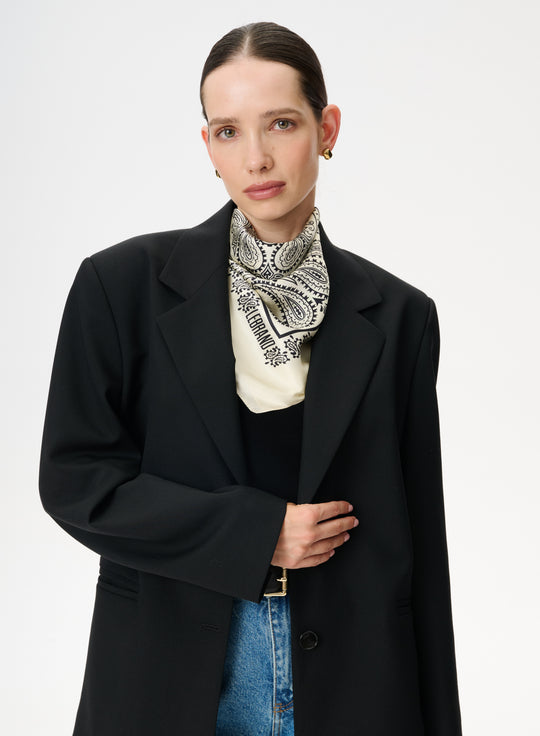 Bandana Jedwabna Ecru