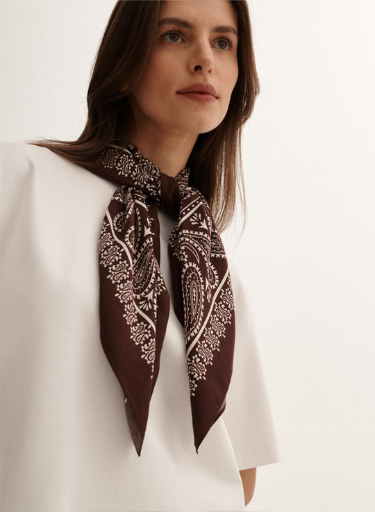 Zestaw Bandan Burgundowy